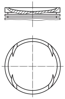 Mahle Piston 0308900 - Seat / VW