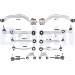 Delphi Repair Kit, control arm TC1500KIT, T C15 00K IT, T.C15.00K.IT - Audi
