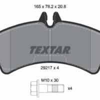 Textar Brake Pad Set, disc brake Q+ 2921702 - Mercedes-Benz